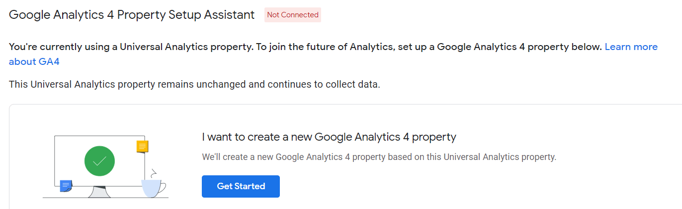 Getting Started with new GA4 Google Analytics Property
